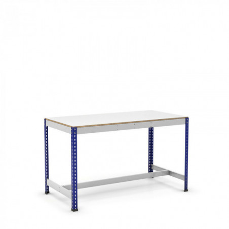 Mesa de trabajo con reposapiés