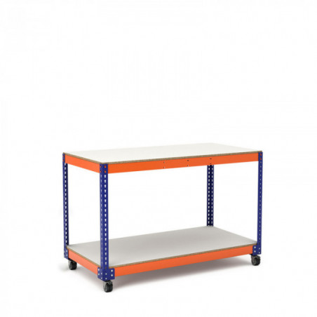 Mesa de trabajo con ruedas