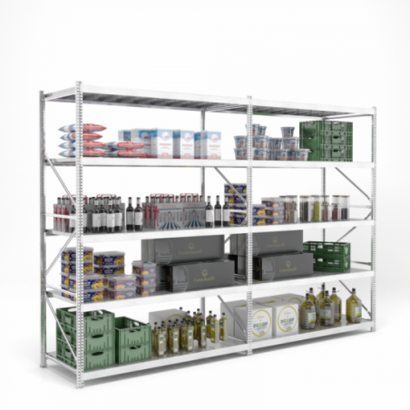 Estantería Picking Galavanizada 250 - Lineal de 2 módulos