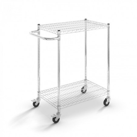 Carro de acero cromado asa horizontal