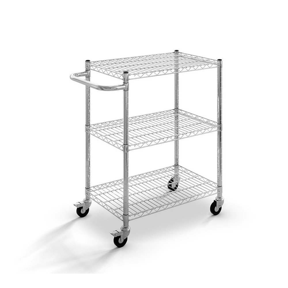 Carro de acero cromado asa horizontal