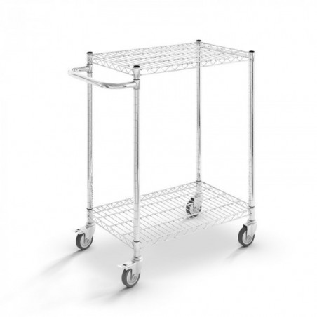 Carro de acero cromado asa horizontal