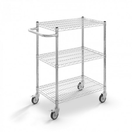 Carro de acero cromado asa horizontal