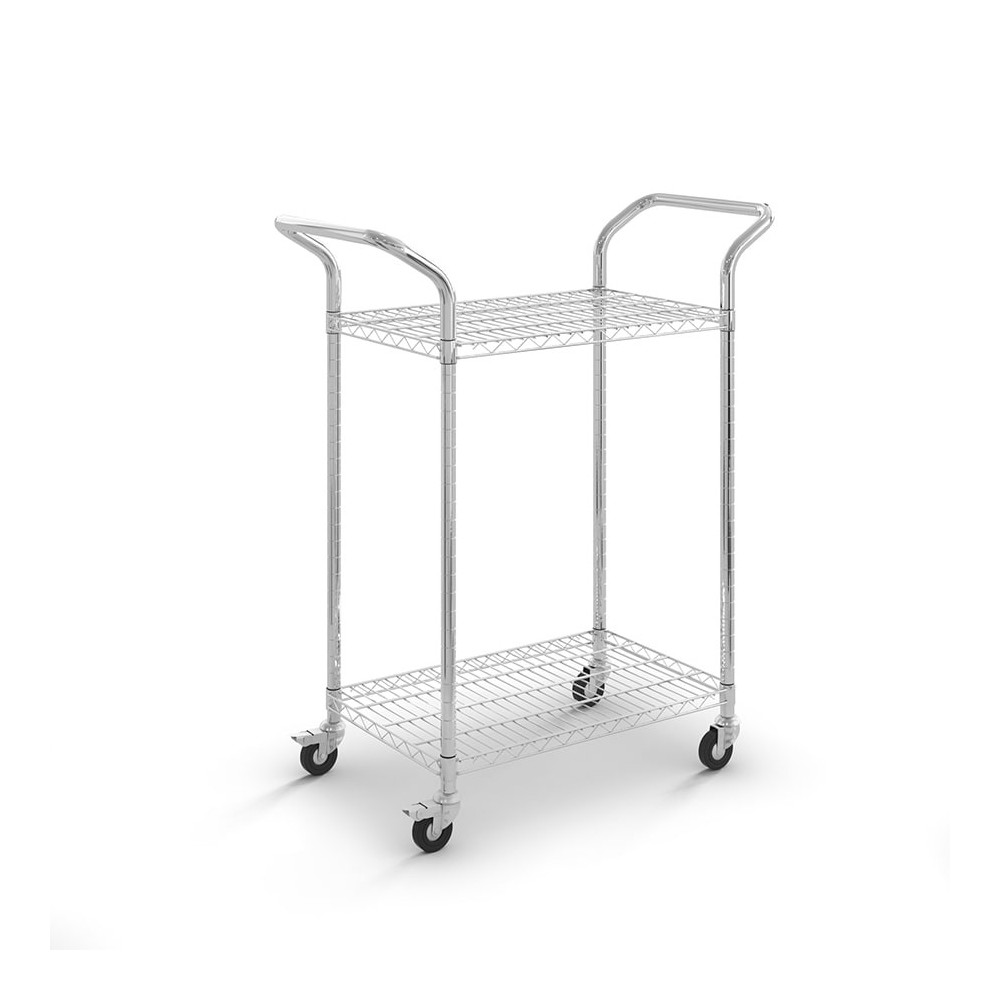 Carro de acero cromado asa vertical