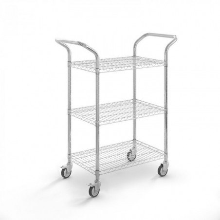 Carro de acero cromado asa vertical