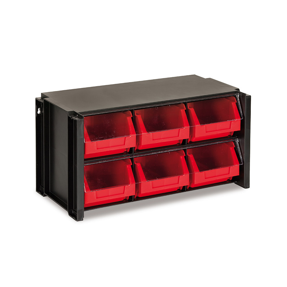 Módulo apilable con 9 gavetas