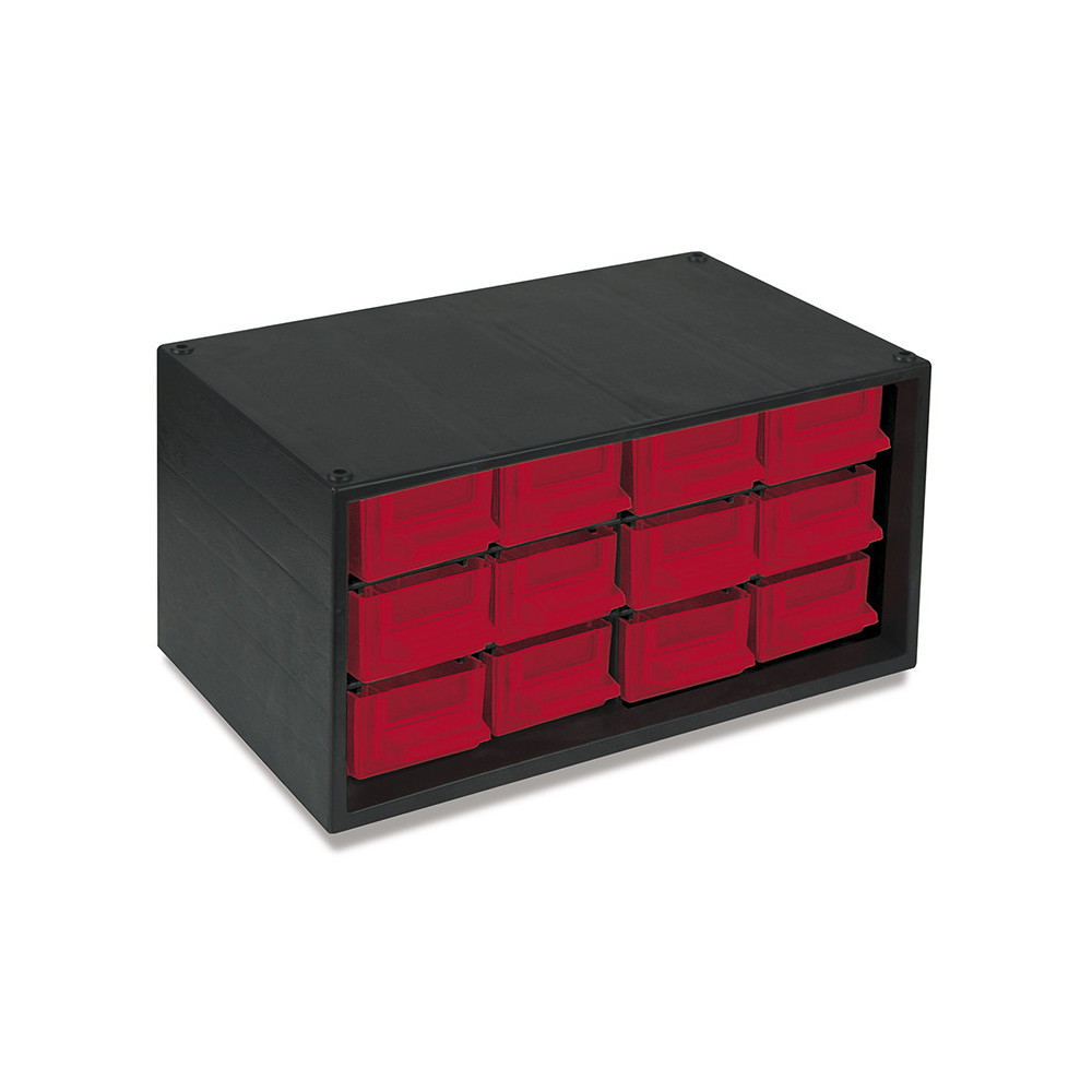 Módulo apilable con 12 cajones