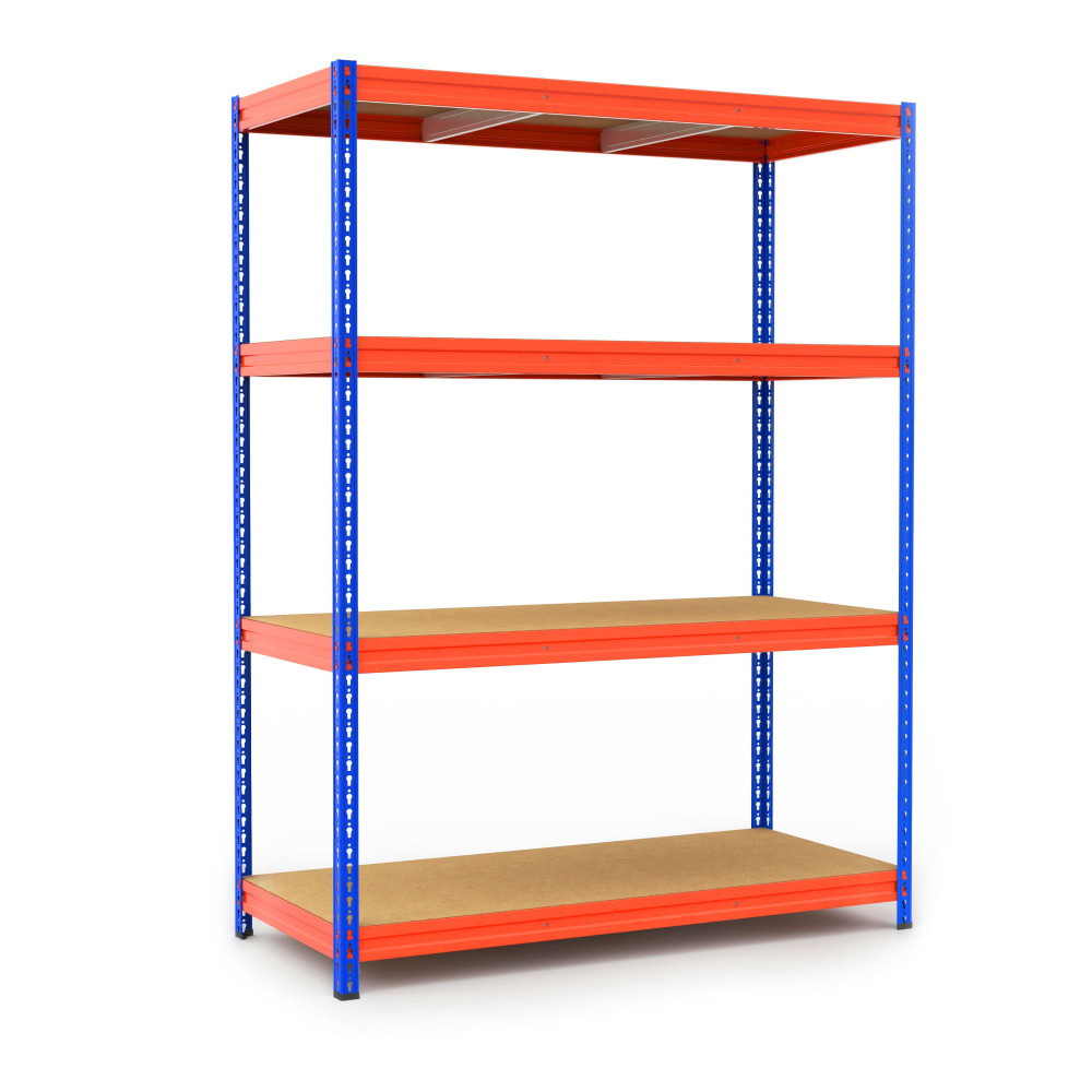 Estantería C-Plus 400 Azul y Naranja cargada