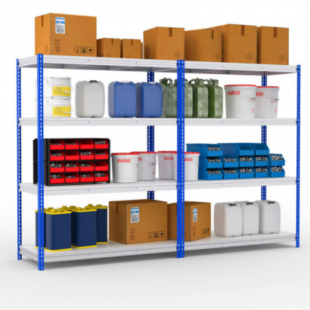 Estantería C-Plus 400 Galvanizada cargada