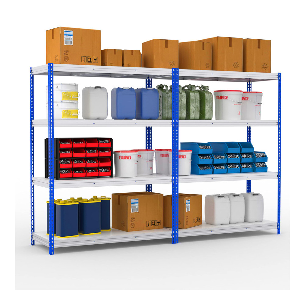 Estantería C-Plus 400 Galvanizada cargada